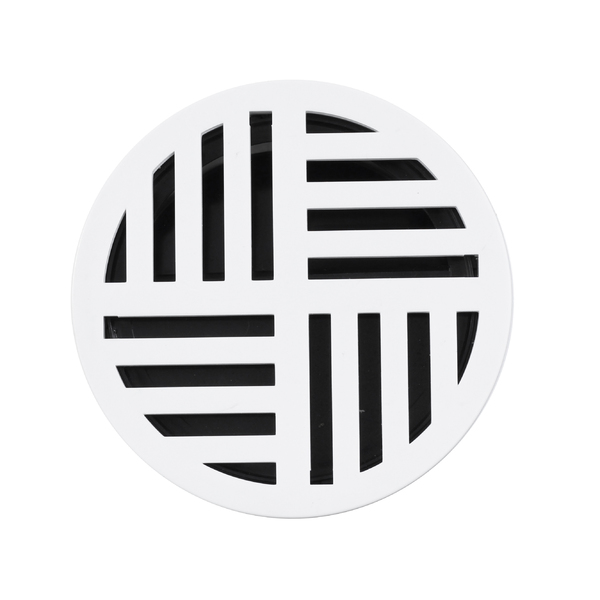 Kit para Ralo Redondo Grande com Pêndulo Branco Equation