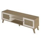 Kit Para Sala De Estar Rack E Buffet E Mesa De Centro Charlot