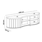 Kit Para Sala De Estar Rack E Mesa Centro E Buffet Magnum Cin