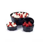 Kit Para Sobremesa 1 Tigela + 4 Bowls Preto Moda Do Chef