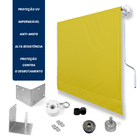 Kit Para Toldo Retratil + Lona De 1,50l X 2,00a Amarelo