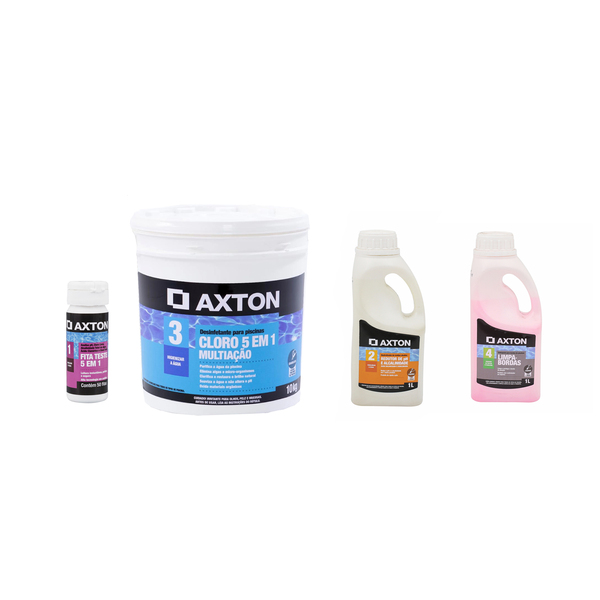Kit Para Tratamento Redutor de pH e Alcalinidade Axton