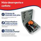 Kit Parafusadeira Chave Impacto Pneumática 17 Acessórios PN70