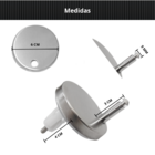 Kit Parafuso Fixação Para Assento Sanitário Estilo Docol Prat