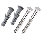 Kit Parafuso Sextavado Soberba + Bucha Plastica 10mm 200 Pçs