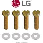 Kit Parafusos Suporte Tv(lg) - M6 X 30mm Fenda