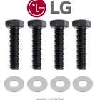 Kit Parafusos Suporte Tv(lg) - M8 X 40mm Sextavada