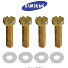 Kit Parafusos Suporte Tv(samsung) - M8 X 45mm Fenda