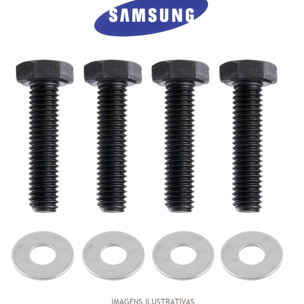 Kit Parafusos Suporte Tv(samsung) - M8 X 45mm Sextavada