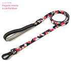 Kit Passeio Madog Triângulo M: Peitoral, Guia + Garrafa Água