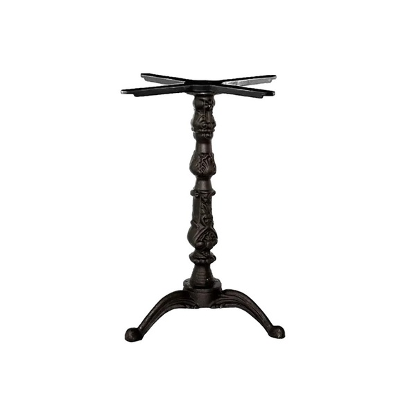 Kit Pé De Mesa Base E Trava Veroninha Em Ferro Fundido