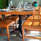 Kit Pé De Mesa E Trava Verona Em Ferro Fundido