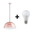 Kit Pendente + Lâmpada Cobre Metal Anzu Inspire