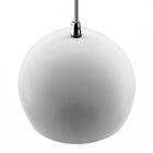 Kit Pendente Bola Branco/cromado /1 3001 + Lamp