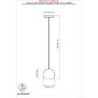 Kit Pendente Bola Branco/cromado /1 3001 + Lamp