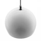 Kit Pendente Bola Branco/cromado /2 3002 + Lamp