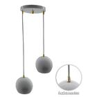 Kit Pendente Bola Branco/dourado /2 3002 + Lamp