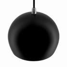 Kit Pendente Bola Preto/cromado /3 3003 + Lamp