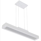 Kit Pendente Retangular Branco para Luminária Tualux