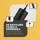 Kit Pendente Tubo Cilíndrico 30cm Completo + Lâmpada Gu10