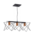 Kit Pendente Zaggy Pantoja & Carmona e 3 Lâmpadas LED de Filamento Luz Âmbar Elgin