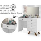 Kit Penteadeira Com Banqueta Em Mdf 00809101x022034 Lpa