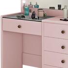 Kit Penteadeira Com Banqueta Em Mdf 00809101x022034 Lpa