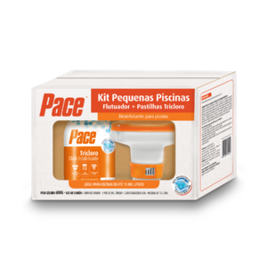 Foto de Kit Pequenas Piscinas Cloro 500gr + Flutuador Pace