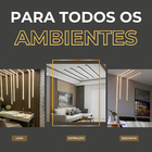 Kit Perfil De Led 20x10mm Sobrepor 2m + Fita Led + Fonte 5a P