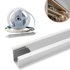 Kit Perfil Led Embutir 15x10mm + Fita De Led 240 + Fonte 12v