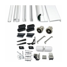 Kit Perfis E Acessorios P/ Box Banheiro Padrao 1,90m Altura X