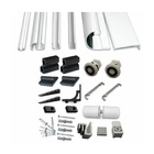 Kit Perfis E Acessorios P/ Box Banheiro Padrao 1,90m Altura X