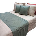 Kit Peseira Boucle King Com 2 Capas De Almofada  Erva Doce