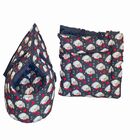 Kit Pet Cama Iglu 2 Em 1 Bolsa Transporte Colchonete Preto