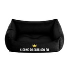 Kit Pet Com Cama Cachorro Gato M 57x37 Dono Da Casa