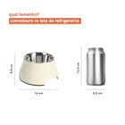 Kit Pet Com Comedouro Ou Bebedouro E Jogo Americano - 3pçs Oi