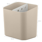 Kit Pia 3 Peças Dispenser Detergente Lixeira Escorredor Ou Be