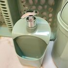 Kit Pia Cozinha Completo  Escorredor 6 Peças Verde Menta