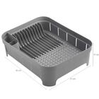 Kit Pia Cozinha Escorredor Pratos Lixeira 2,5l Porta Detergen