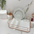 Kit Pia Cozinha Future 3pçs Branco Com Rose Gold