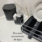 Kit Pia Cozinha Future 3pçs Preto Com Cromado