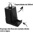 Kit Pia Cozinha Lixeira 9l Grade Protetora Porta Detergente P