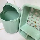 Kit Pia Cozinha Lixeira Porta Detergente Escorredor Verde Men