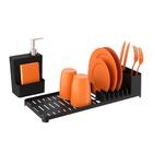 Kit Pia Cozinha Single Preto 2 Peças - Coza 99325/1008