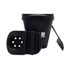 Kit Pia Elegance C/ Porta Detergente E Esponja, Rodinho De Pi