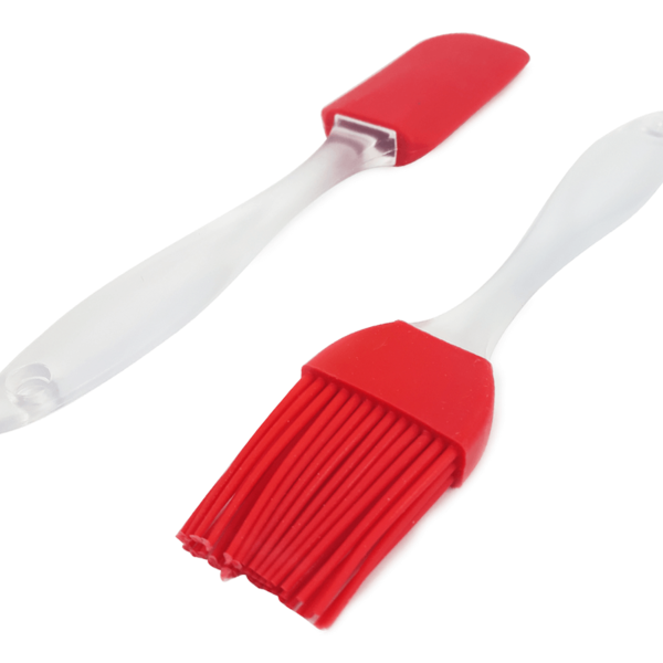 Kit Pincel E Espatula Em Silicone Para Cozinha Utensilios  Ve