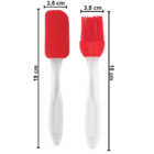 Kit Pincel E Espatula Em Silicone Para Cozinha Utensilios  Ve