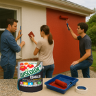 Kit Pintura Profissional Tinta 3,6l Fita Lixa Bandeja Complet