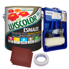 Kit Pintura Profissional Tinta 3,6l Fita Lixa Bandeja Complet