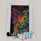 Kit Pintura Terapêutica - Gato Abstrato